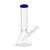 Premium Classic Glass Beaker Bong Water Pipe in dark blue, available to buy online.