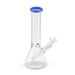 Premium Classic Glass Beaker Bong Water Pipe in jade blue, ready for purchase at Honeybee Herb.