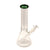 Premium Classic Glass Beaker Bong Water Pipe in lake green for purchase at Honeybee Herb.