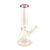 Premium Classic Glass Beaker Bong Water Pipe in pink, ready to order at Honeybee Herb.