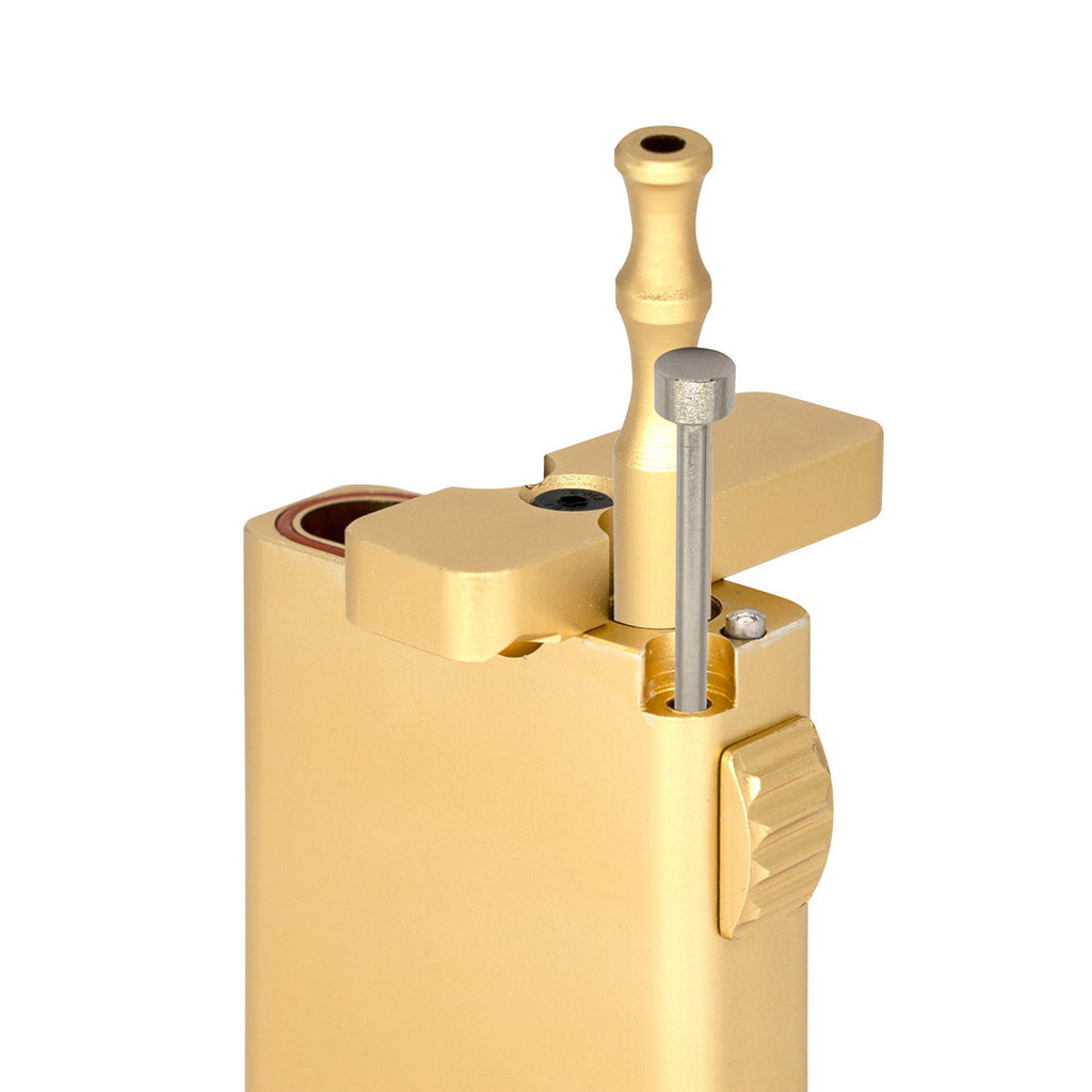 Shop gold ONGROK aluminum dugout set with included smoking accessories