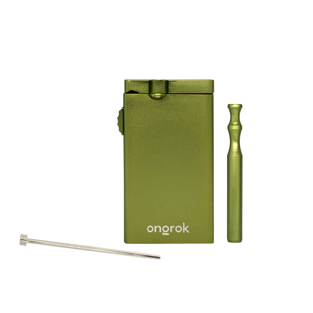 Premium ONGROK aluminum dugout set for discreet herb storage 