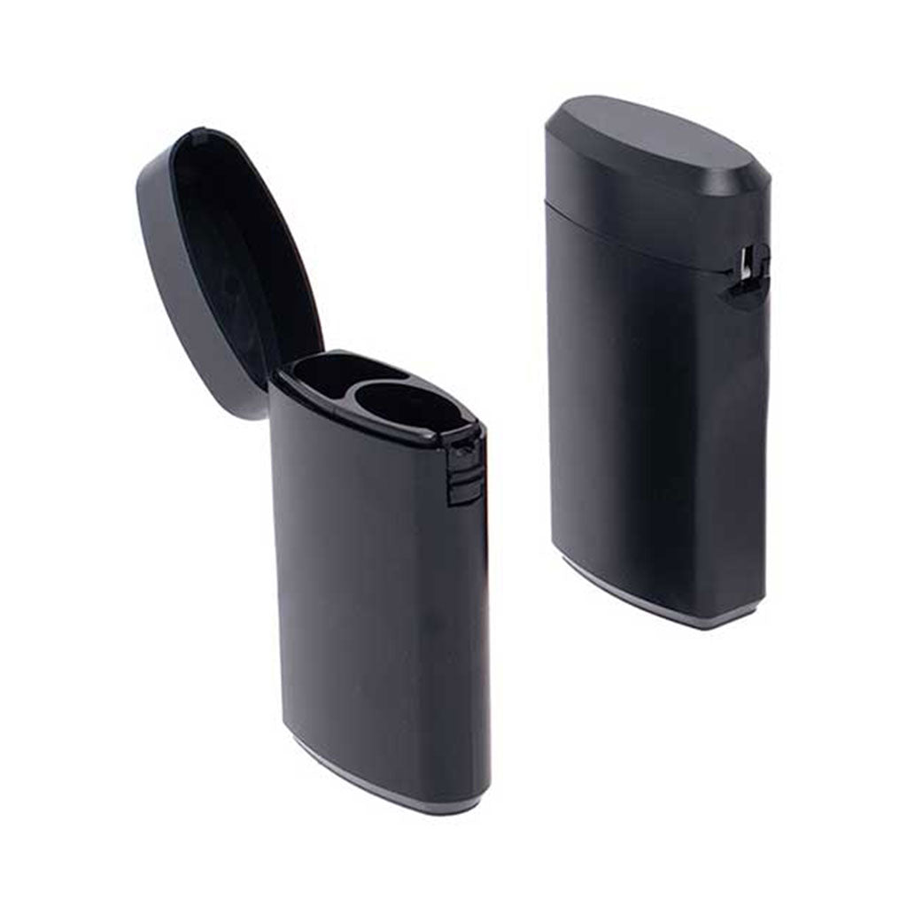 Puffcase black joint and lighter storage holder – smell-proof portable smoking accessory