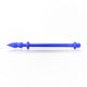 Purple Glass Sharp Header Starlight Wand Dabber Tool Horizontal View