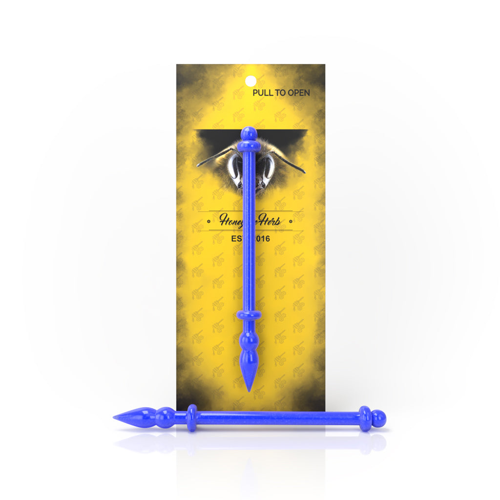 Purple Glass Sharp Header Starlight Wand Dabber Tool Packaging View