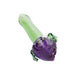 Buy Purple Strawberry Glycerin glass hand pipe—freezable glycerin for cooler hits, durable build. Fast shipping from Honeybee Herb.