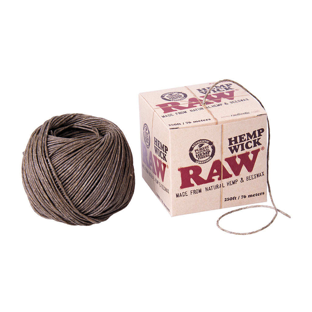 250ft. Raw Hemp Wick Spool Made From Natural Hemp & Beeswax