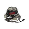RAW Smokerman Bucket Hat in camo with embroidered RAW Natural Rolling Papers logo