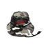 RAW Smokerman Bucket Hat in camo with embroidered RAW Natural Rolling Papers logo