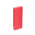 Red biodegradable plastic 3-cone holder case for storing pre-rolls, eco-friendly smoking accessory