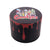 Color Drip Aluminum 4-Piece Herb Grinder in Red with Dripping Paint Accents