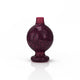 Red Dichro Glass Galaxy Bubble Carb Cap Clear View