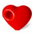 Red Heart Hand Pipe, premium glass smoking accessory at Honeybee Herb