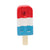Order patriotic ceramic popsicle smoking pipe – angled product photo