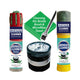 Repel-Aide Bong Life Grinder Cleaner / 12oz Kit w/ White Cup Cap, Microfiber Towel. Bristle Brush