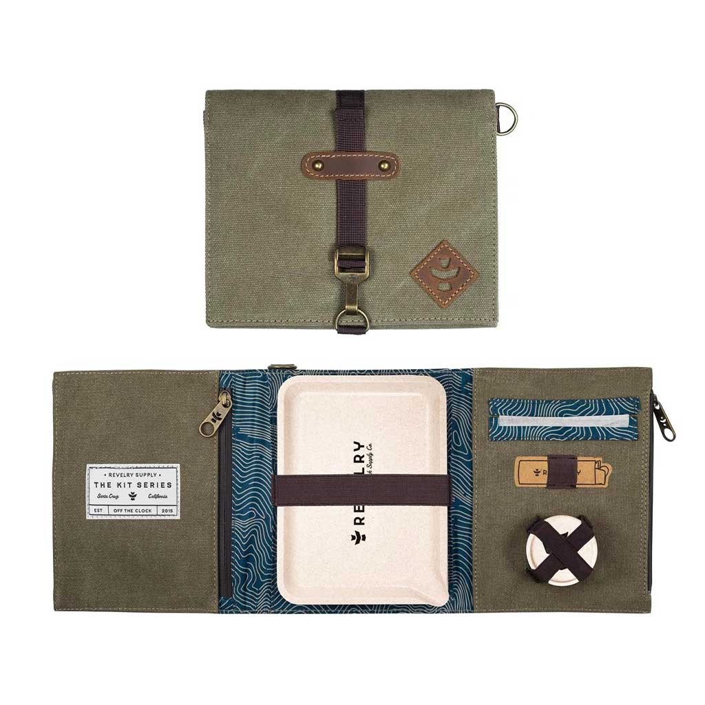 Revelry All-In-One Smell-Proof Rolling Kit in Sage.