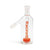 Orange Ruckus Disc-O Inferno Ash Catcher with 14mm 45-degree joint available at Honeybee Herb.