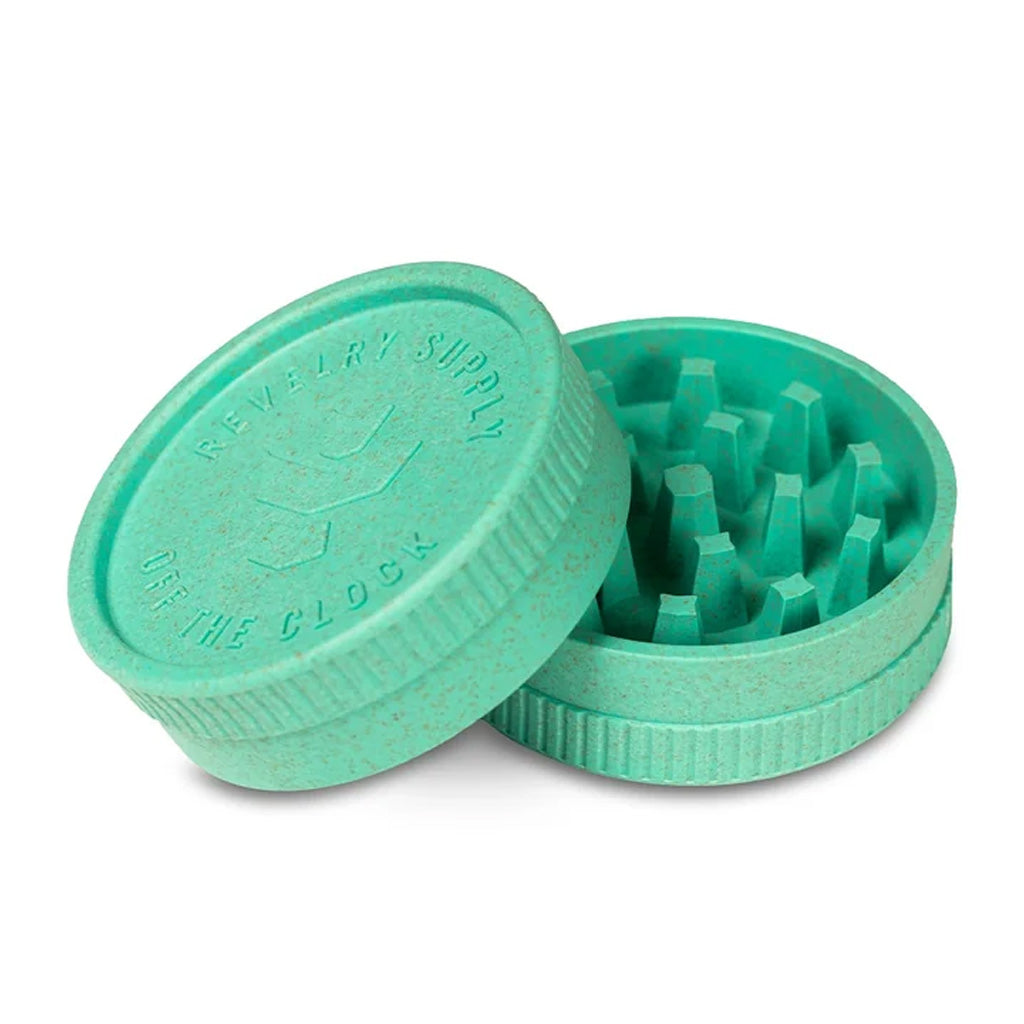 Mint Santa Cruz Shredder 2-piece hemp herb grinder.