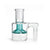 Green 90 degree showerhead perc glass ash catcher for cleaner bong hits