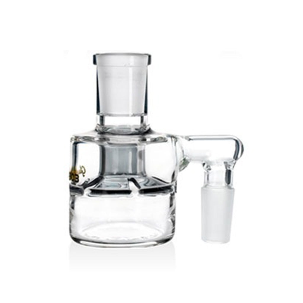 Smoke 90 degree showerhead perc glass ash catcher for smoother filtration