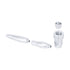 Honeybee Herb silver aluminium hand pipe for smooth smoking sessions