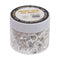 300 count silver metal pipe screens in bulk jar