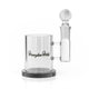 Clear Glass Simple ISO Dab Swab Station