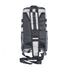 Brightbay Gray Smell Proof Carbon Backpack "SK Slinger" Back View At-Honeybee-herb-buzz-shop