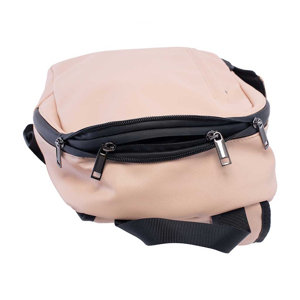 sand dollar smellproof backpack 17x10x5 with multiple zippers