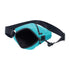 open view of turquoise 8.5in smellproof bag with spacious interior