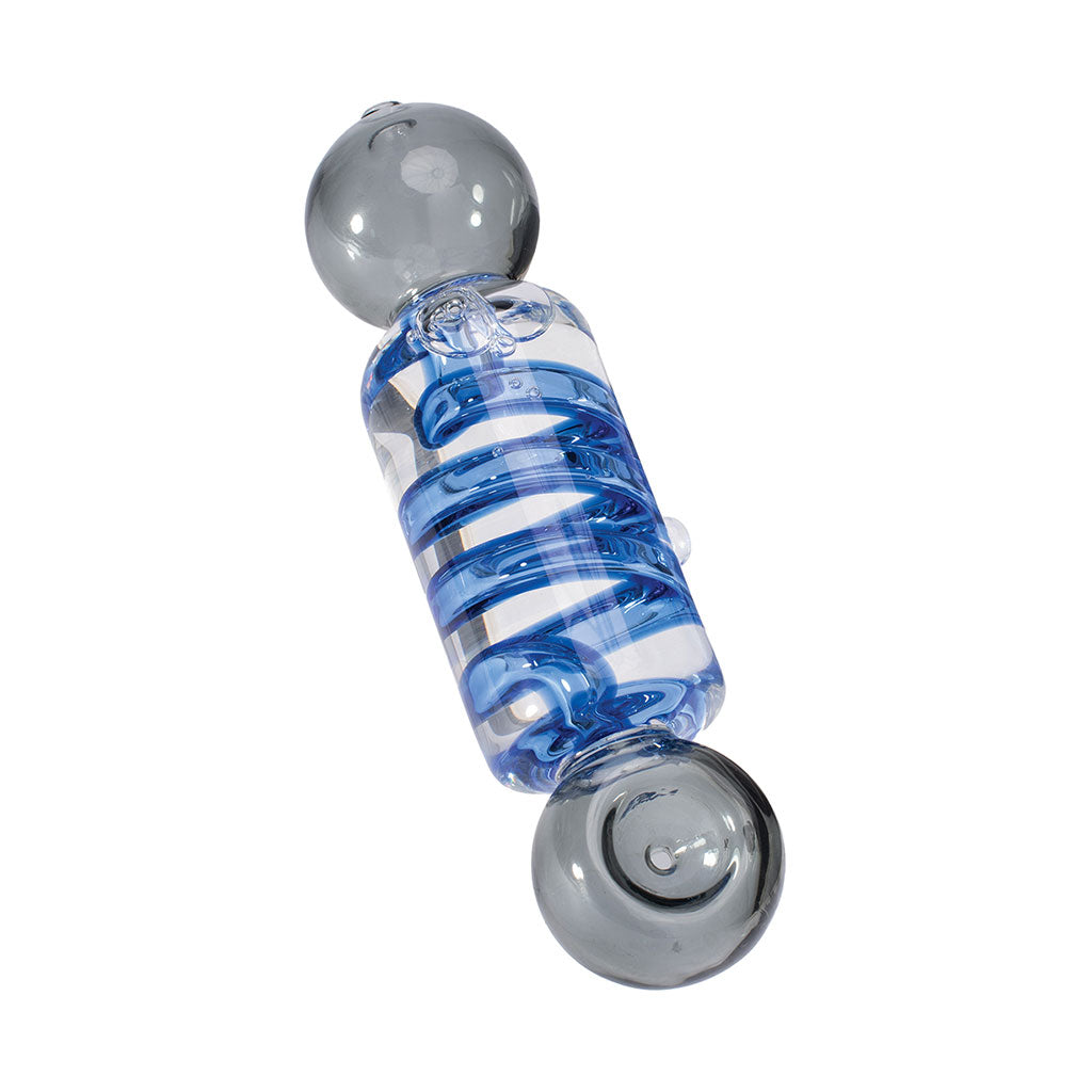 Buy Smokey Grey Coil Glycerin hand pipe—cooler hits, durable glass, travel-ready. Secure checkout and fast shipping.