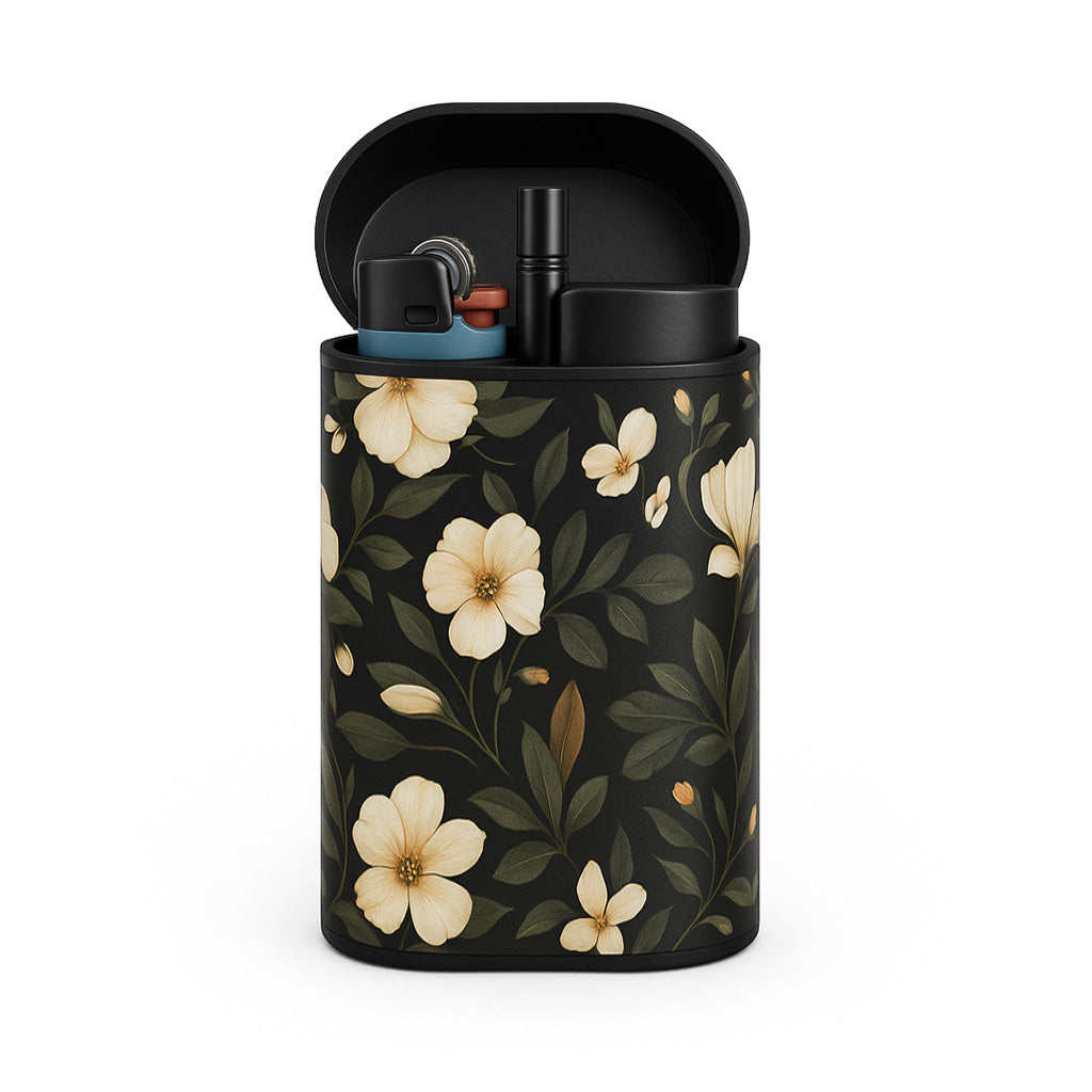 Smosi Dragon Dugout Botanic Bliss edition – compact smoking dugout with storage.  Plaid Lad