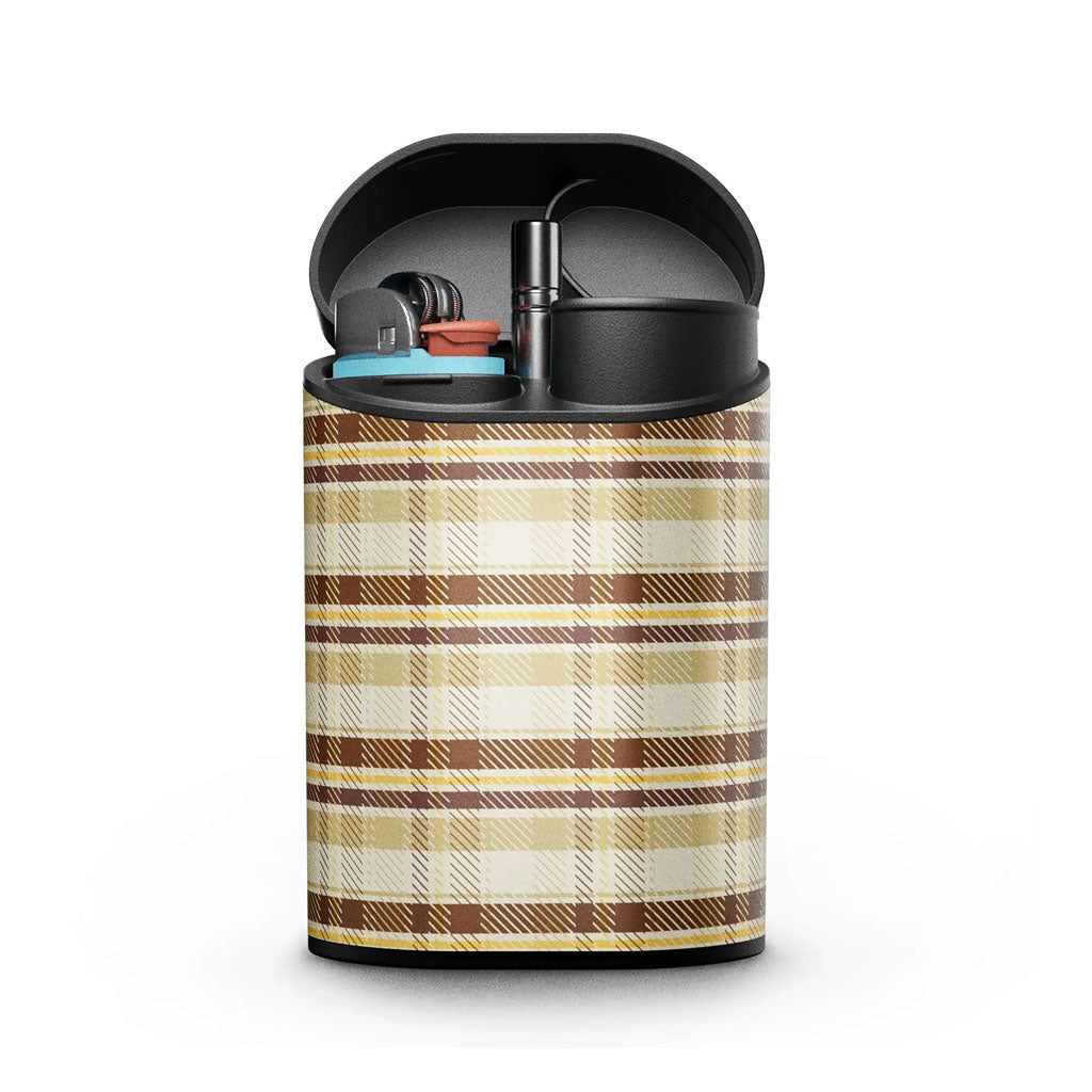 Smosi Dragon Dugout in Plaid Lad design – portable and durable smoking dugout.