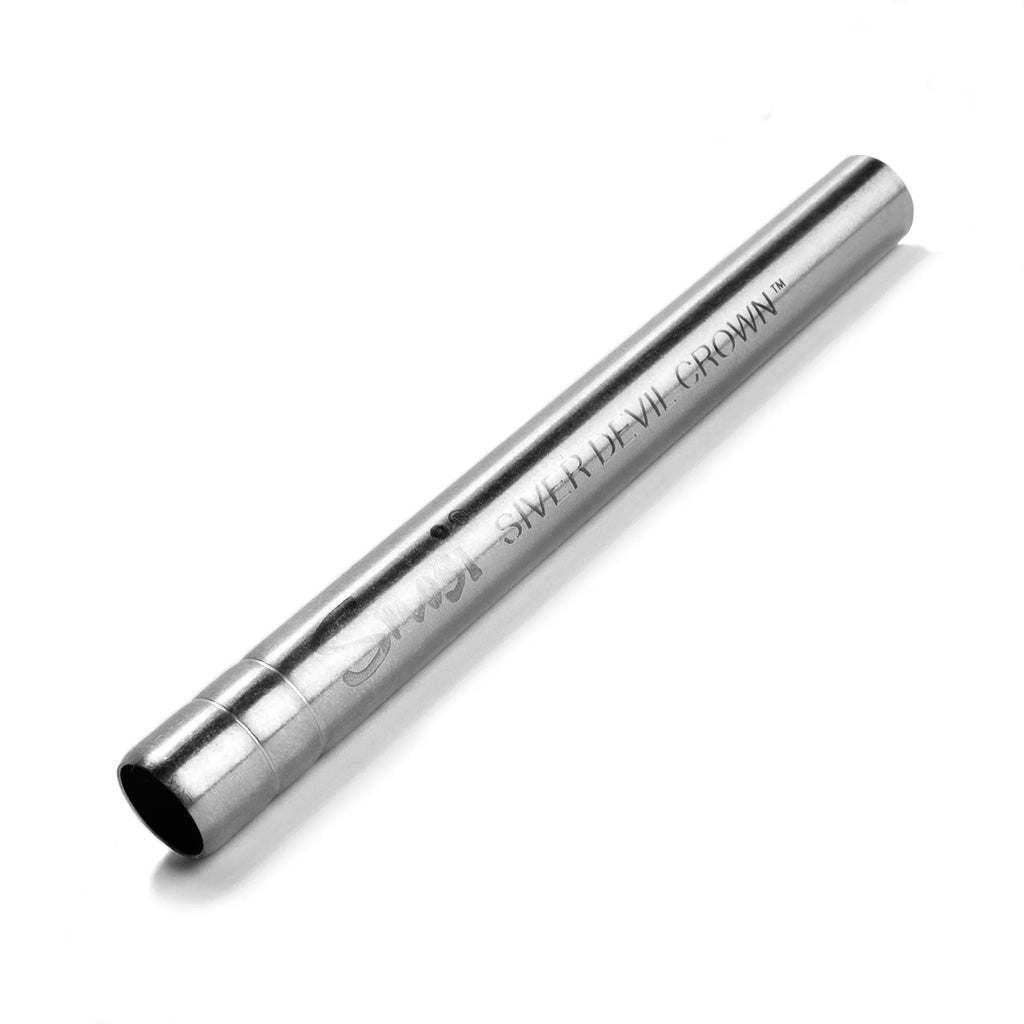 Smosi One Hitter Silver Devil – sleek stainless steel one hitter pipe for sale online.