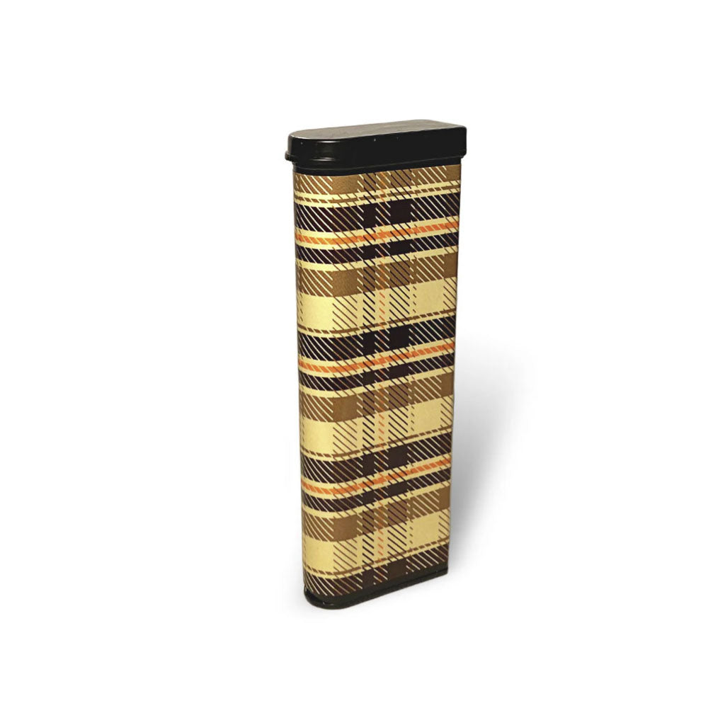 Smosi Pre-Roll Holder Plaid Lad edition – durable storage for cones and joints