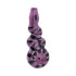 Shop purple snake ceramic hand pipe, standing view with rear bowl and mouthpiece—add to cart for fast, discreet shipping. 