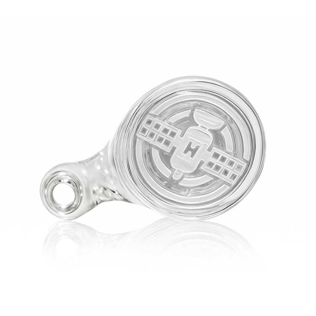 Space Odyssey Clear Wet Ash Catcher Bottom View Available At Honeybee Herb