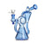Buy Blue Spherical Chamber Inline Perc Recycler Dab Rig – Premium Borosilicate Glass Water Pipe for Sale