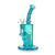 Spiral Neck Tree Perc Cylindrical Rig in Blue, Red, Pink, and Green – Available at Honeybee Herb