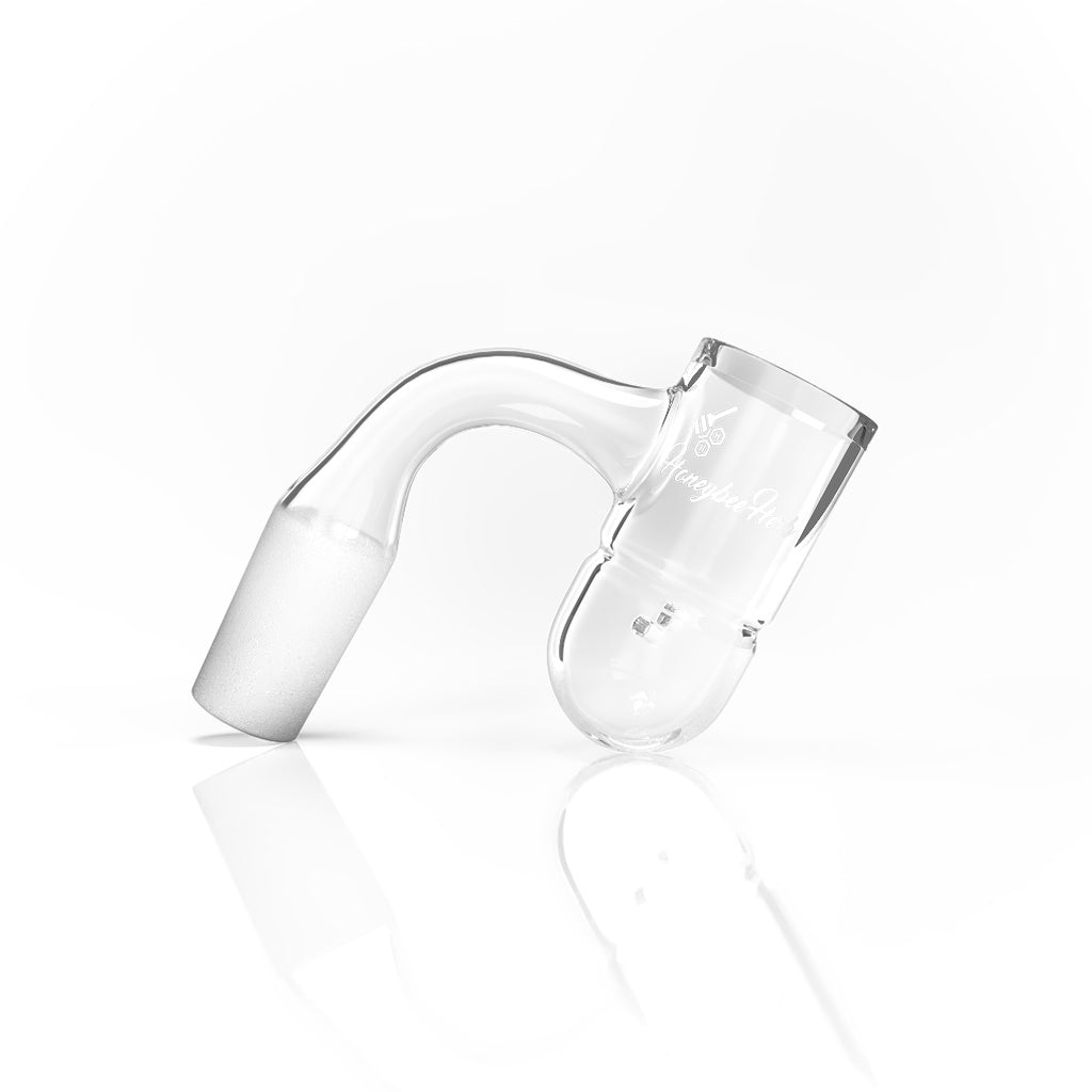Splash Bucket Whirlwind BL 90° Degree Quartz Banger With 14mm Male Joint Clear View