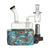 Buy Stache Rig in One teal portable dab rig with built-in torch, durable design, and compact travel size, available now at Honeybee Herb.