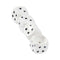 Buy stacked dice ceramic hand pipe, angled view showing deep bowl and carb—order online at Honeybee Herb.