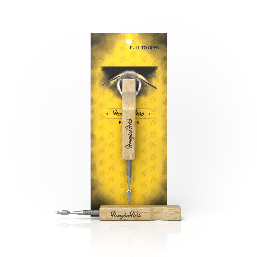 Stainless Steel Mini Nibs Head Mystic Timber Dab Tool Packaging View 