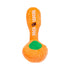 Angled plush Stoned Puppy Hand Pipe Pack Leader Dog Toy with squeaker 