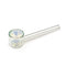 Straight tube plated glass hand pipe in assorted colors