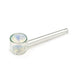 Straight tube plated glass hand pipe in assorted colors