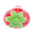 Top leaf view of strawberry ceramic pipe – Wacky Bowlz product