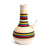 Vanuatu variant striped ceramic bubble vase bong offering smooth filtration
