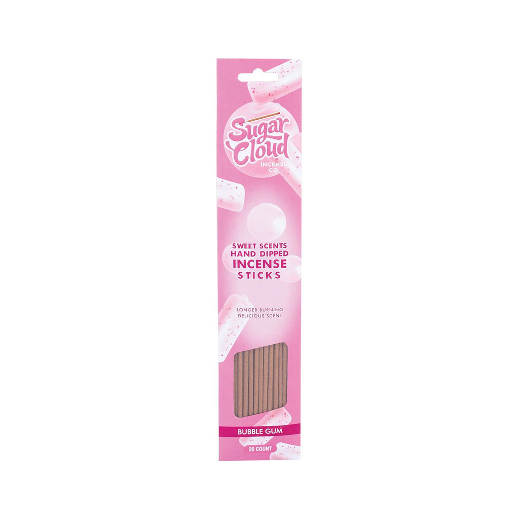 sugar cloud incense sticks bubble gum 20 count pack