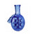 Buy Hittn Swiss Perc blue glass oil burner bong dry ash catcher online 45 degree 
